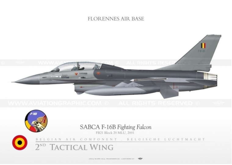 F-16B "Fighting Falcon" BELGIUM TC-160