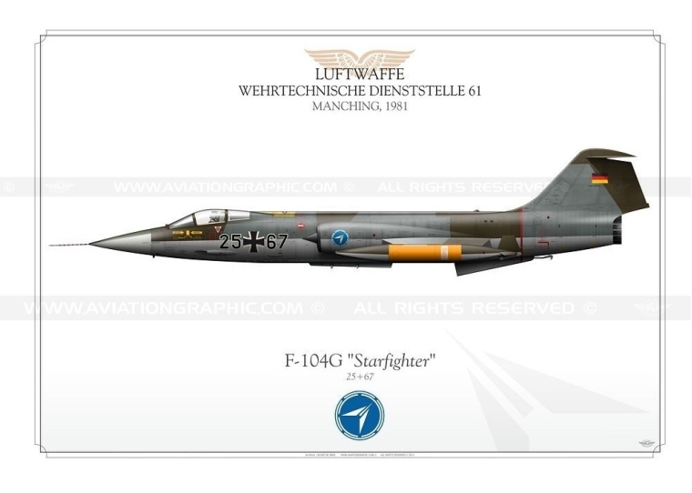 F-104G "Starfighter" 25+67 LW-125