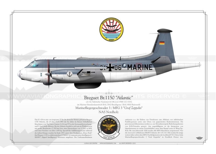 Br.1150 “Atlantic“ 61+06 SIGINT MFG3 JP-409