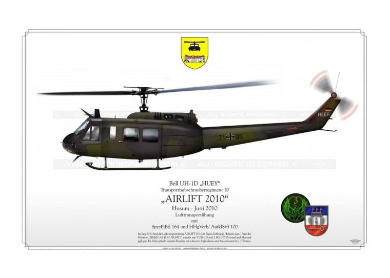 UH-1D "Huey" 7196 Rgt10 JP-1037