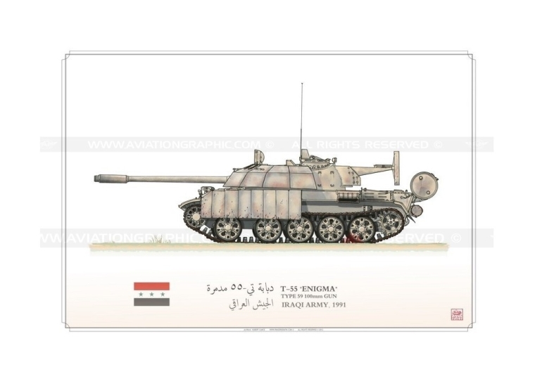 T-55 "Enigma" 100mm Iraq 1991 HCP-18
