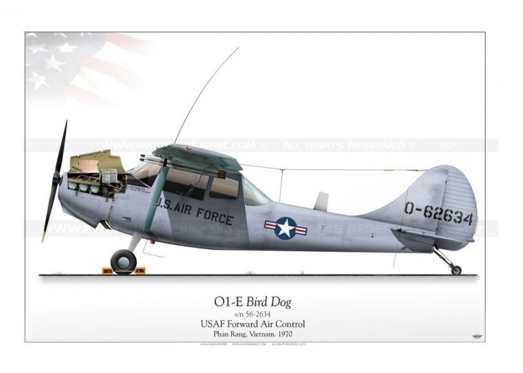 O-1E "Bird Dog" USAF 1970 JP-1364