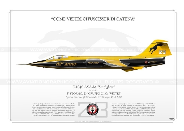 F-104S ASA-M "Starfighter" special 23°Gr. AM LW-087