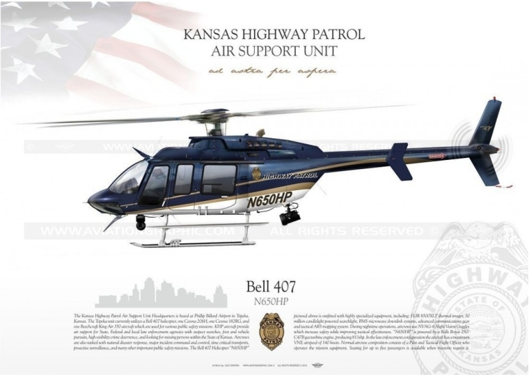 Bell 407 Kansas Highway Patrol JP-1276