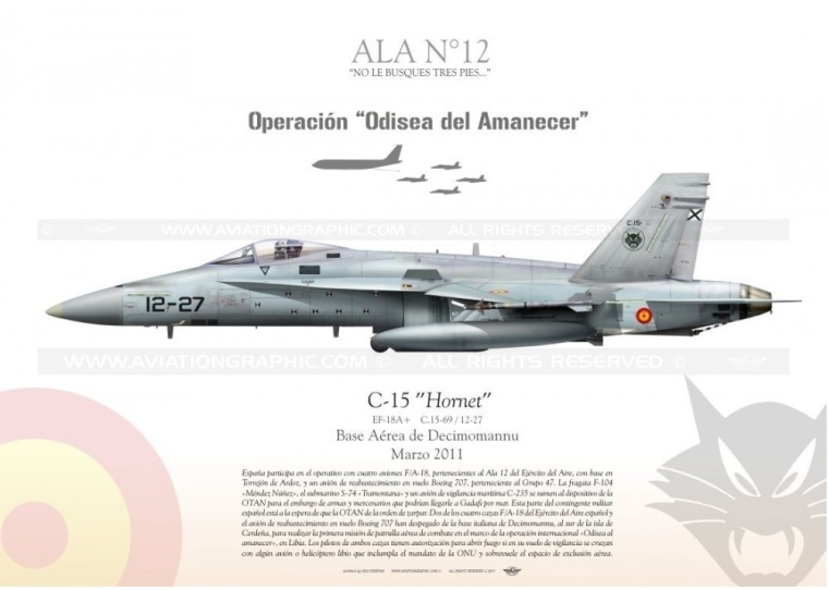 EF-18A+ / C-15 "Hornet" ALA N°12 JP-1089