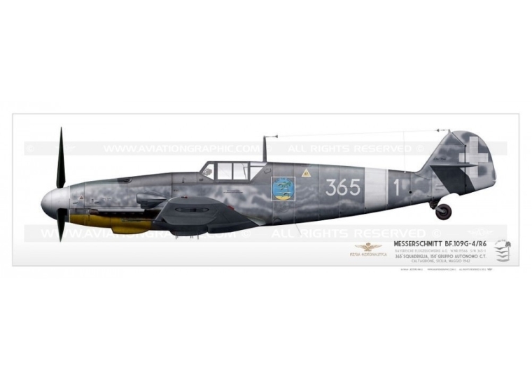 Bf.109G-4 365-1 150° Gruppo JI-10