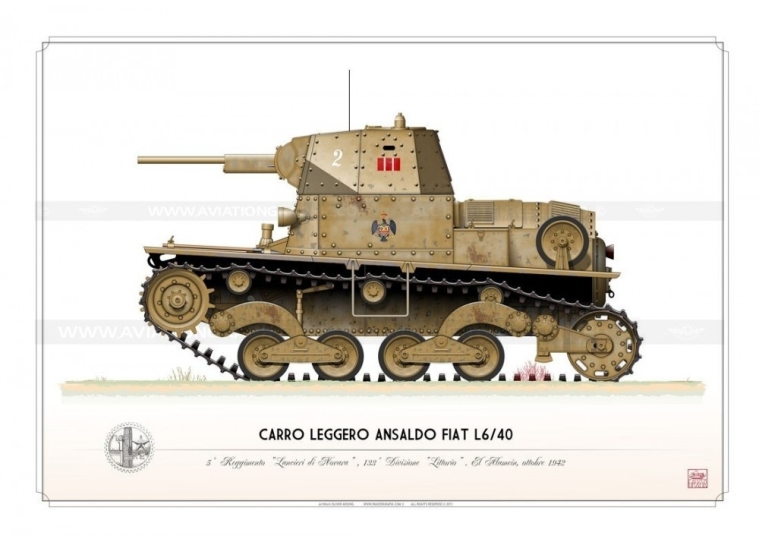 Ansaldo Fiat L6/40 Regio Esercito OM-06