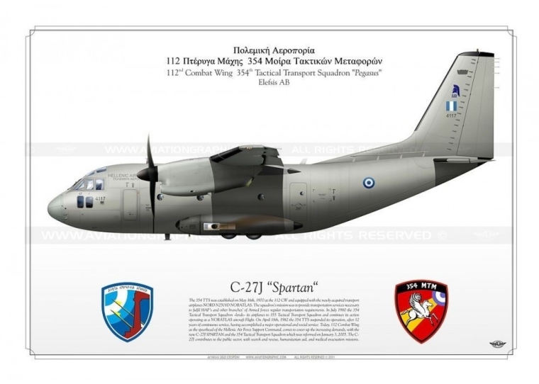 C-27J "Spartan II" 4117 HAF 354 TTS "PEGASUS" JP-973