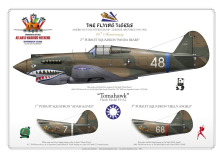 P-40B "Tomahawk" '48' TEX HILL JP-2120