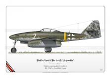 Me 262A “Schwalbe” “White 2” Luftwaffe CZ-28
