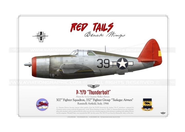 P-47D "Thunderbolt" 39 Red Tails GM-56