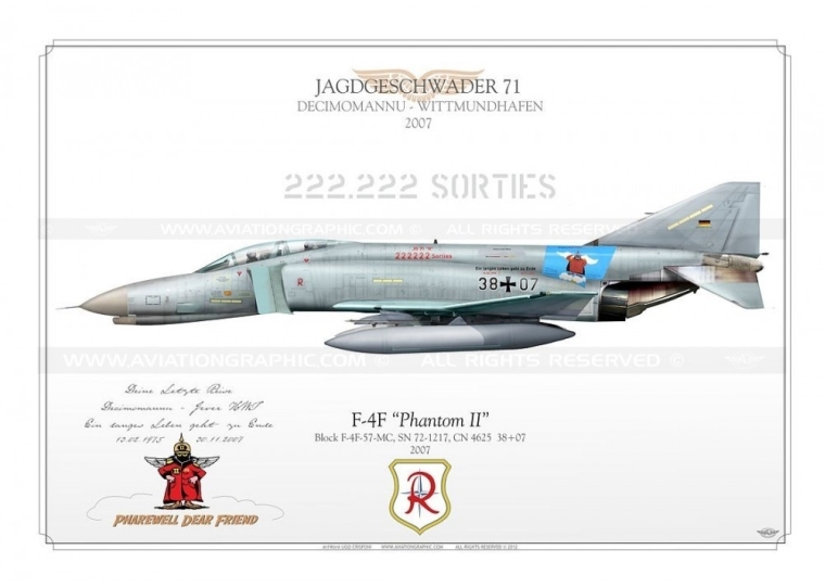 F-4F "Phantom II" 38+07 JG71 "Richthofen" JP-620