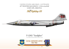 F-104G "The Lukewaffe Starfighter" Fighting 69 LukeAFB LW-139