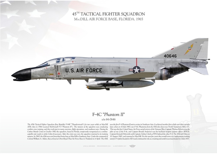 F-4C "Phantom II"  45th TFS MB-126