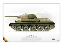 T-34-76 CCCP Red Army ARO-07