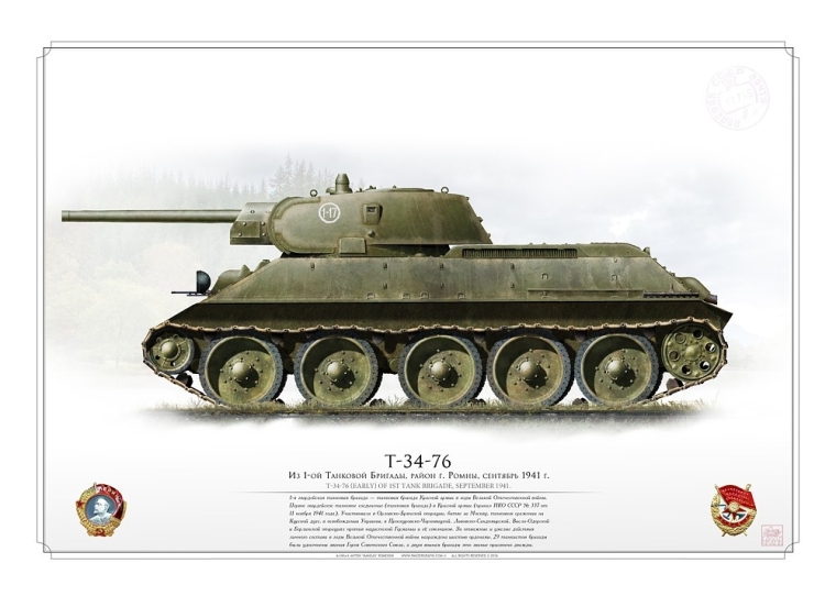 T-34-76 CCCP Red Army ARO-03
