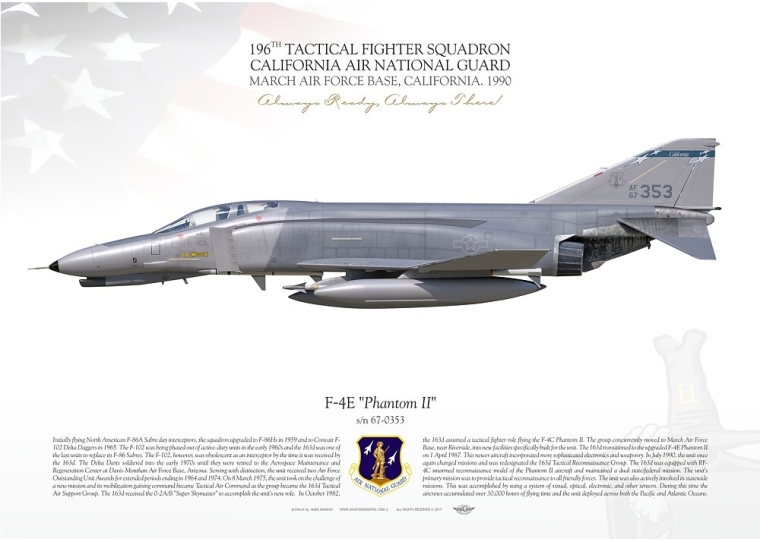 F-4E "Phantom II" 196TH TFS CANG MB-128