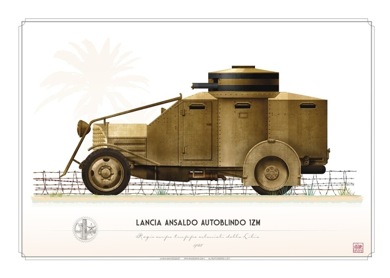 Lancia Ansaldo Autoblindo 1ZM 1938 DB-16