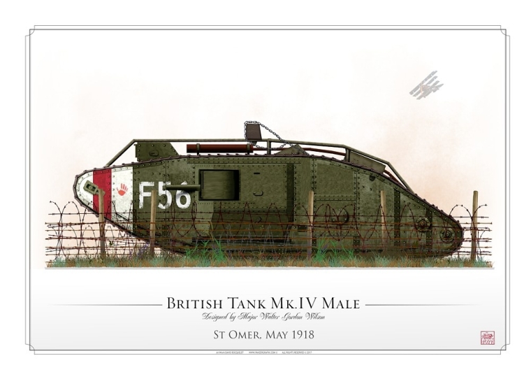 British Tank Mk.IV Male  DB-23