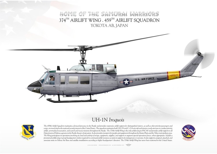 UH-1N USAF YOKOTA AB JAPAN JP-0203