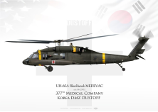 UH-60A DMZ Korea DUSTOFF JP-2445