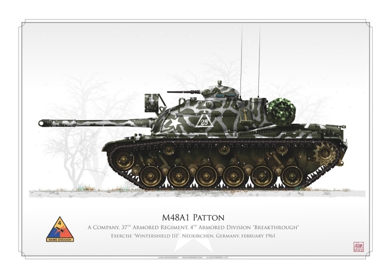 M48A1 "Patton" USARMY West Germany 1961 DB-34