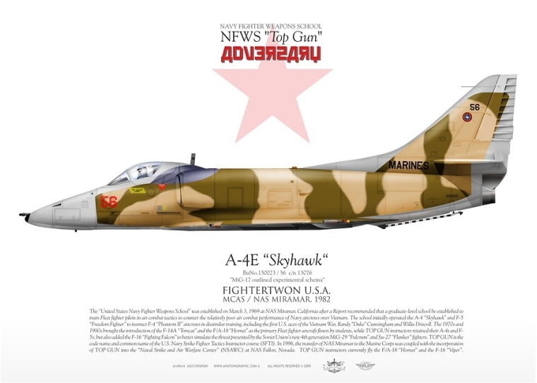 A-4E "Skyhawk" 56 "TOP GUN" JP-468