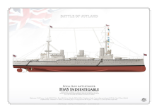 HMS Indefatigable WW1 MFU-45