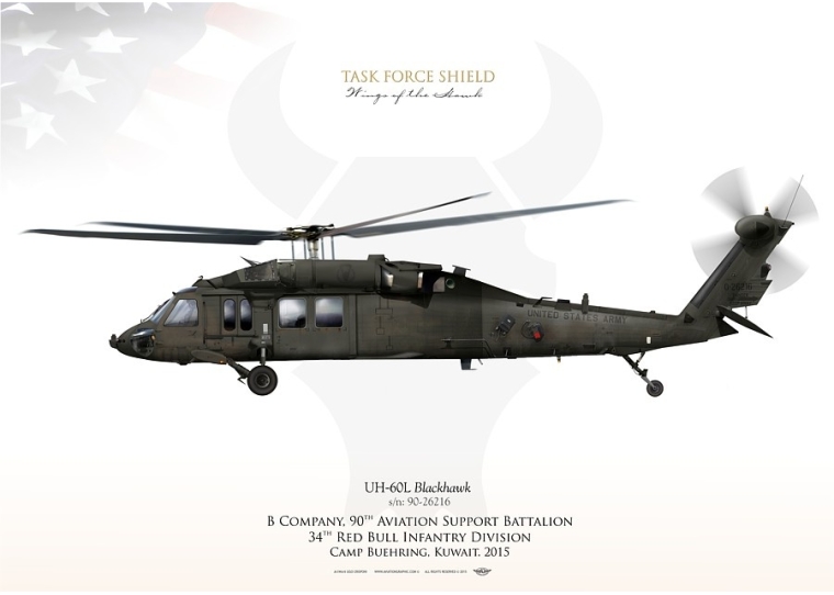 UH-60L "Blackhawk" TASK FORCE SHIELD JP-1877 