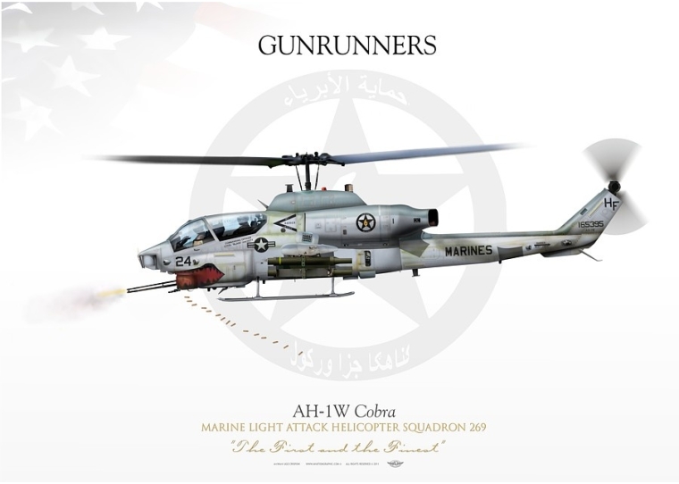 AH-1W "Cobra" HMLA-269 "Gunrunners" JP-1161