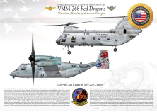 MV-22B "Osprey" VMM-268 "Red Dragons" JP-2150