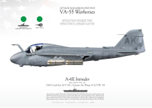 A-6E “Intruder“ VA-55 "Warhorses" TC-250