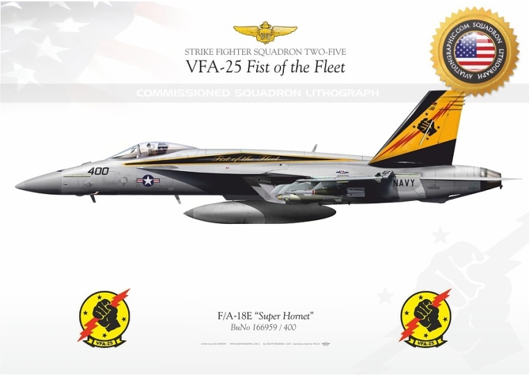 F/A-18E "Super Hornet" CAG 400 VFA-25 JP-1376