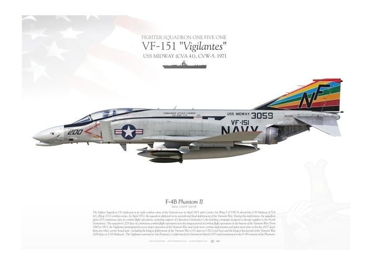 F-4B “Phantom II“ VF-151 "Vigilantes" MB-47