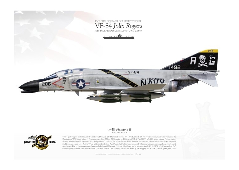 F-4B "Phantom II" VF-84 "Jolly Rogers" MB-32P
