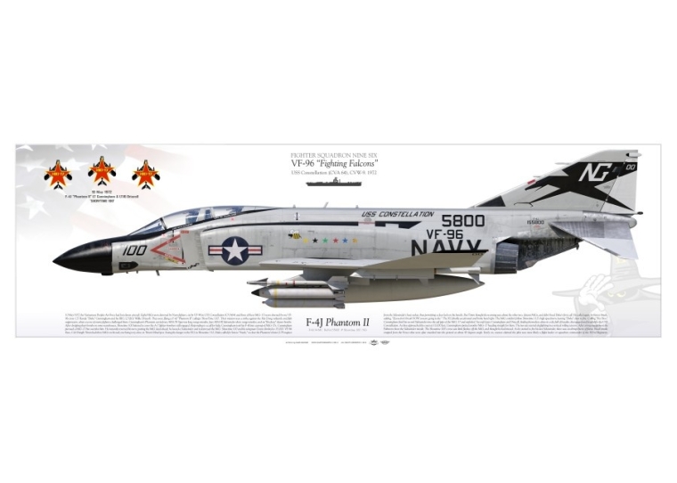 F-4J “Phantom II“  Showtime 100 VF-96  MB-33P