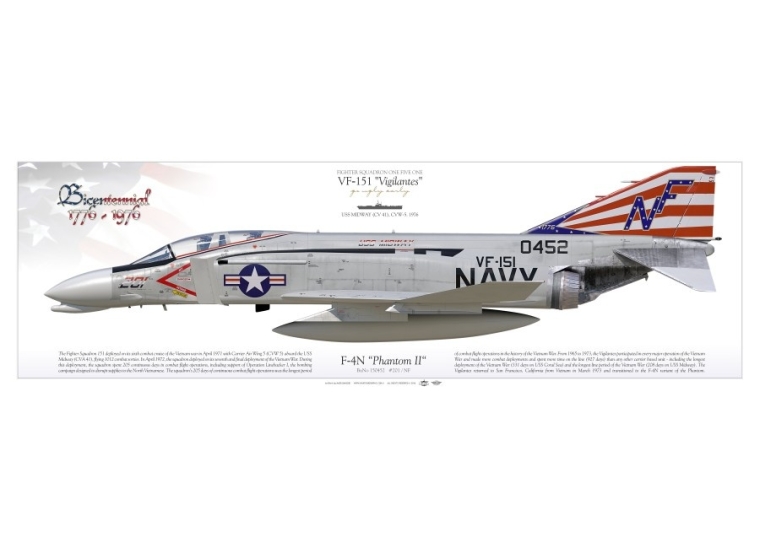 F-4N “Phantom II“ VF-151 "Vigilantes" MB-96P