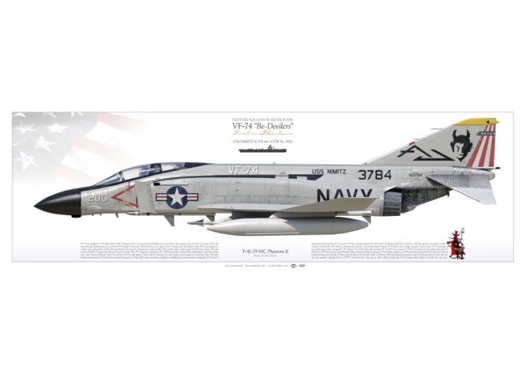 F-4J "Phantom II" VF-74 "Be-Devilers" 1976 MB-53P