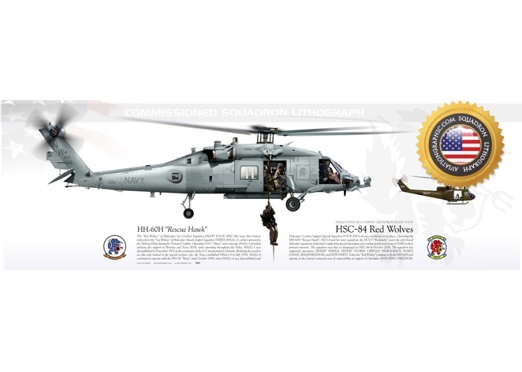 HH-60H "Rescue Hawk" HSC-84 "Red Wolves" JP-1430P