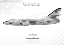 A-3B “Skywarrior“ VAH-11 "Checkertails" MB-121