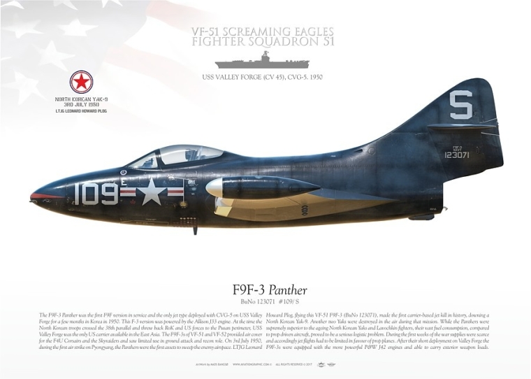 F9F-3 "Panther" VF-51 MB-137