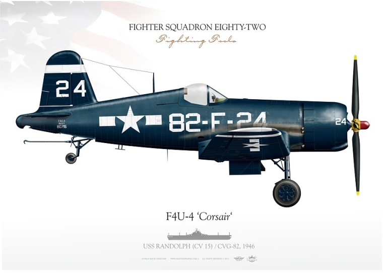 F4U-4 "Corsair" VF-82 MN-04