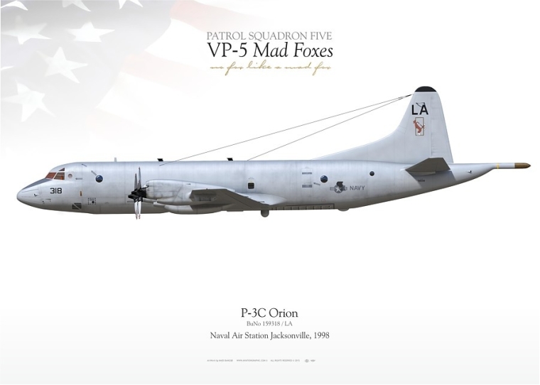 P-3C "Orion" 318 VP-5 "Mad Foxes" MB-48