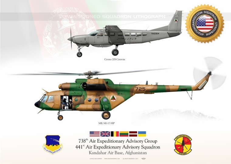Mi-17 & C-208 441AEAS Afghanistan JP-1484