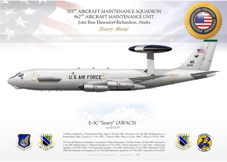 E-3C "Sentry" (AWACS)  Alaska JP-2028
