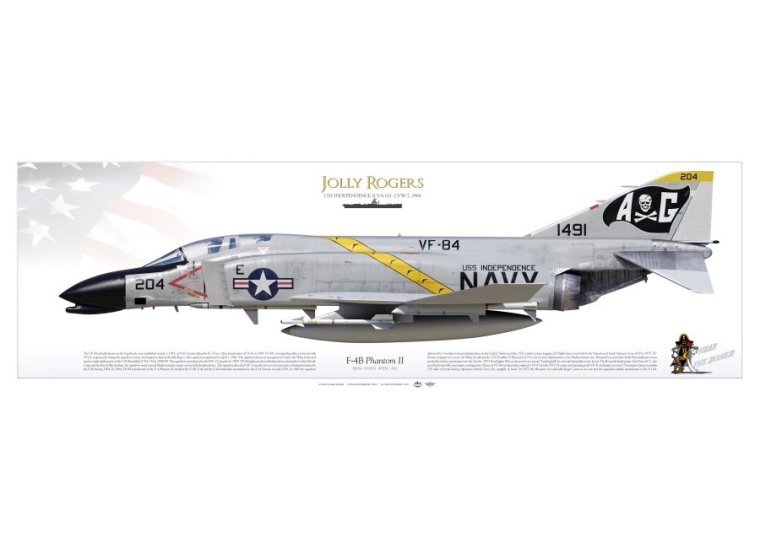 F-4B “Phantom II“ VF-84 "Jolly Rogers" MB-78P