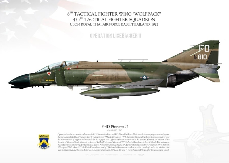 F-4D “Phantom II“ 435th TFS, 8th TFW  JP-2581