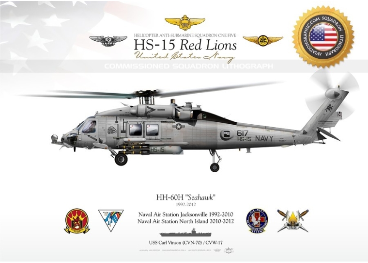 HH-60H "Seahawk" HS-15 "Red Lions" JP-1446