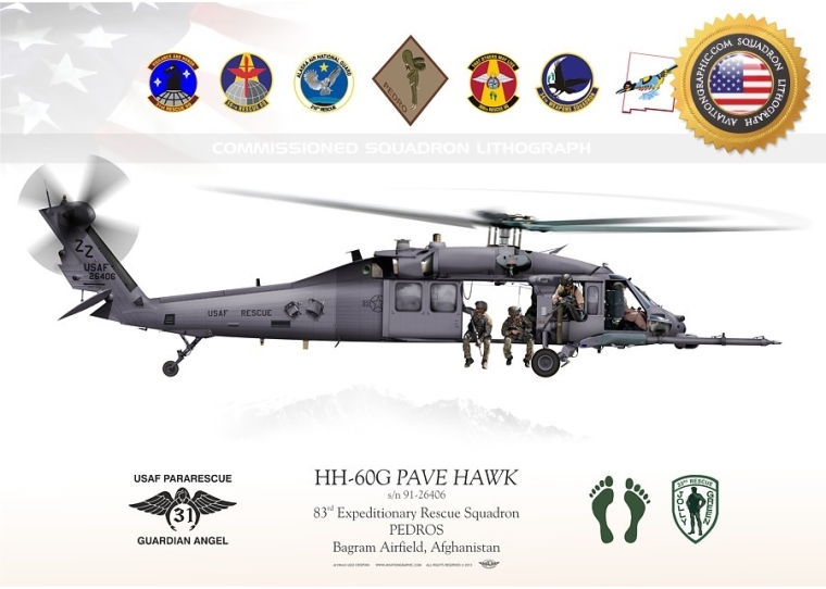 HH-60G "Pave Hawk" 33d RQS Afghanistan JP-1497