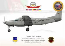C-208 "Caravan" YA12304 442AEAS Afghanistan JP-1505